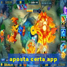 aposta certa app